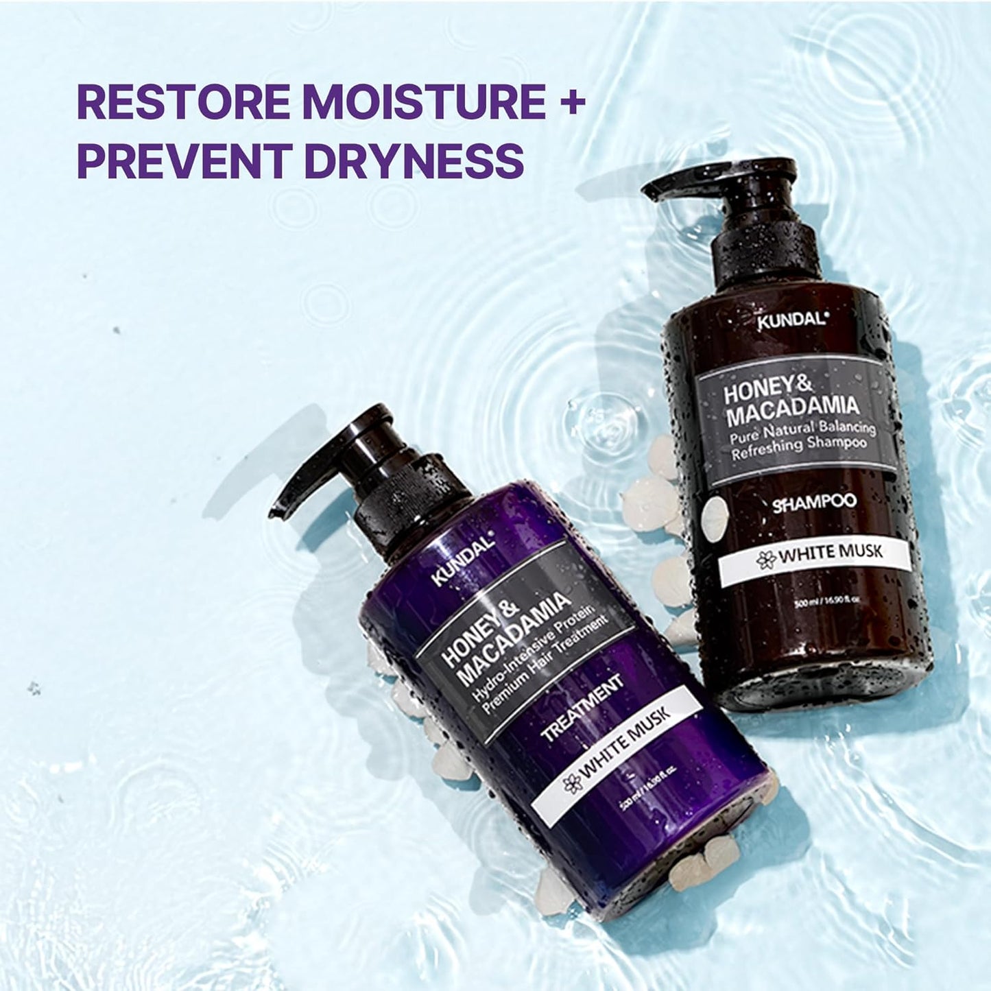 Honey & Macadamia Nature Shampoo - White Musk