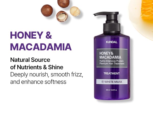 Honey & Macadamia Protein Treatment - White Musk