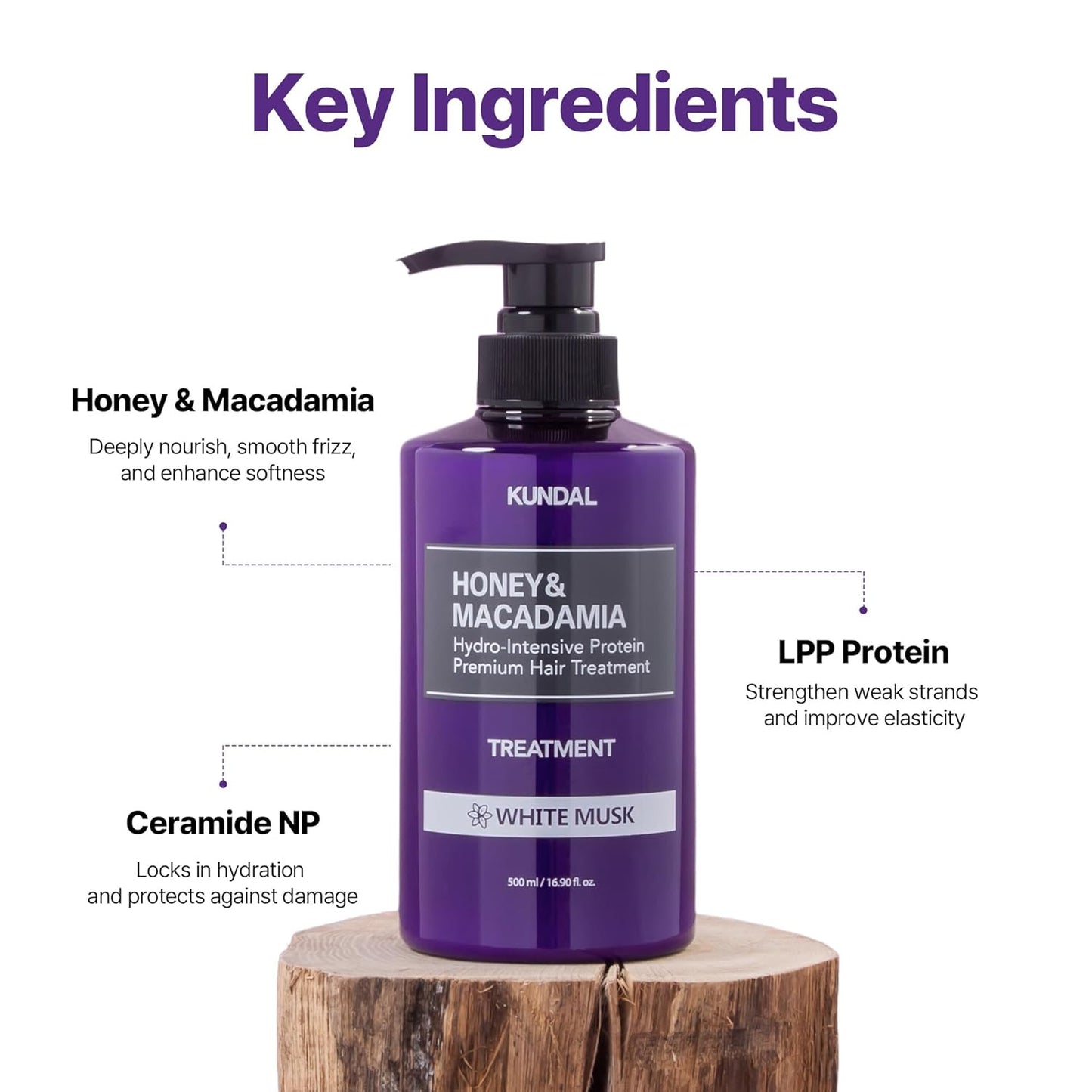 Honey & Macadamia Nature Shampoo - White Musk